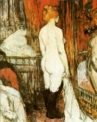 Nude Woman before Her Mirror